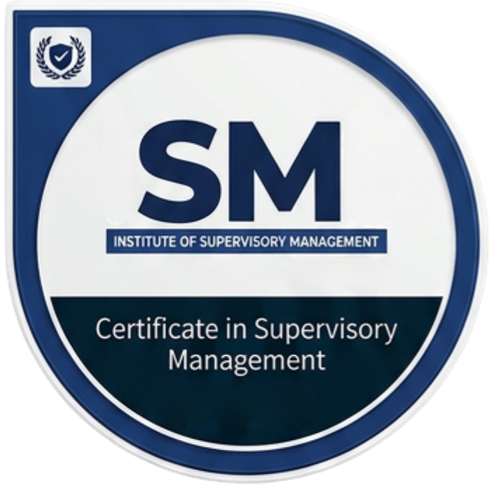 Certificate of Supervisory Management badge