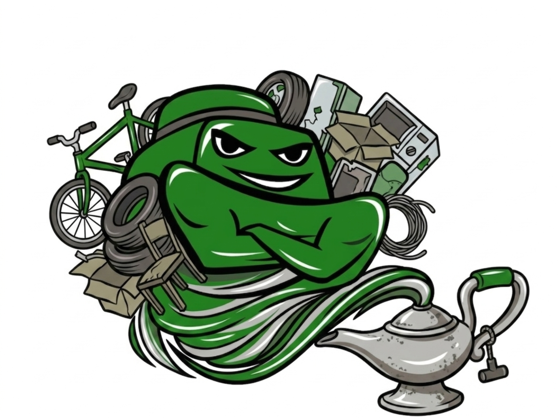 Junk Removal Service Logo