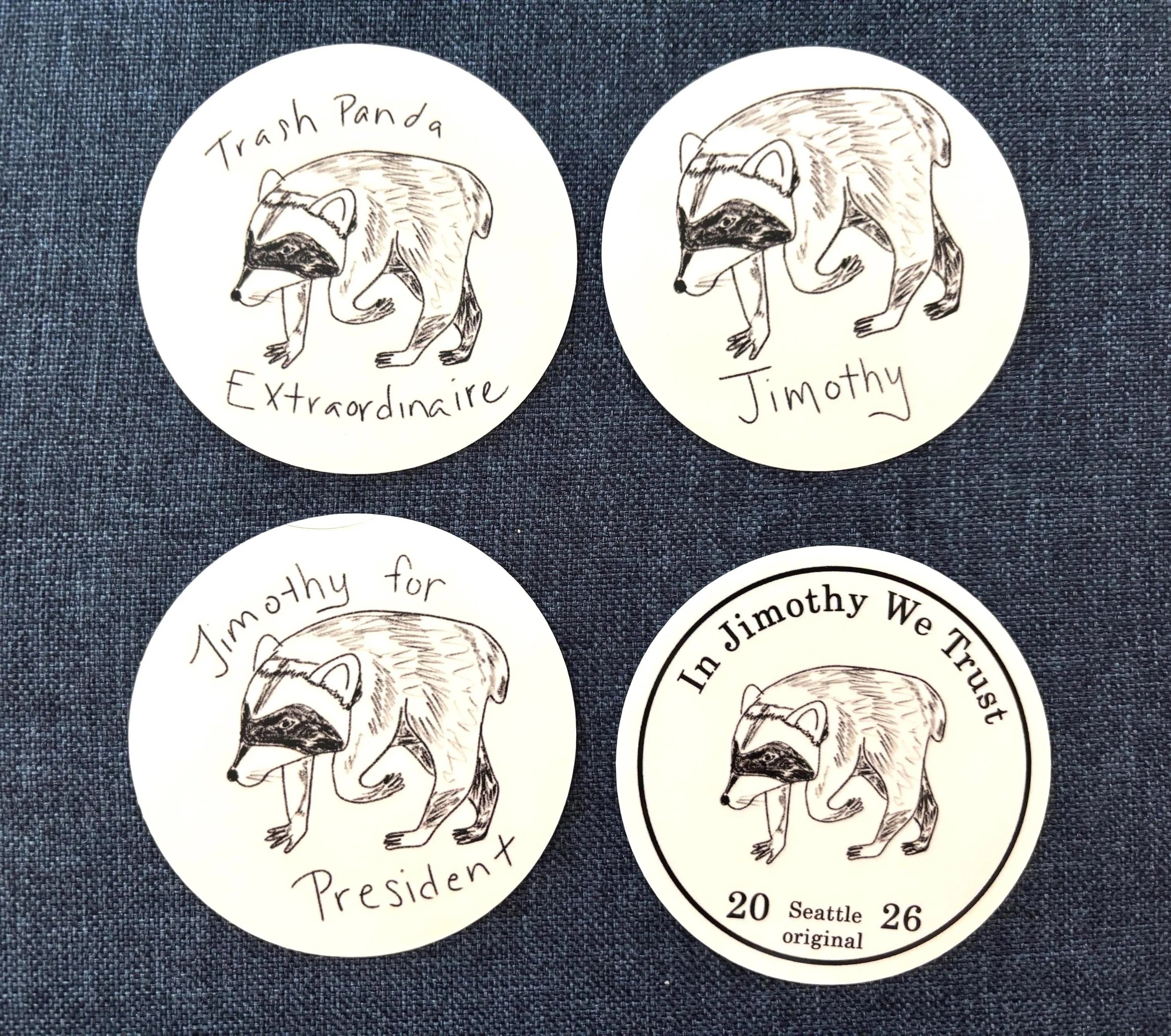 Jimothy stickers