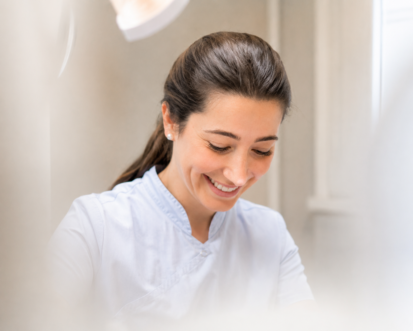 Patient smile result — minimally invasive restorative dentistry by Dr Begoña Martí, Harley Street London