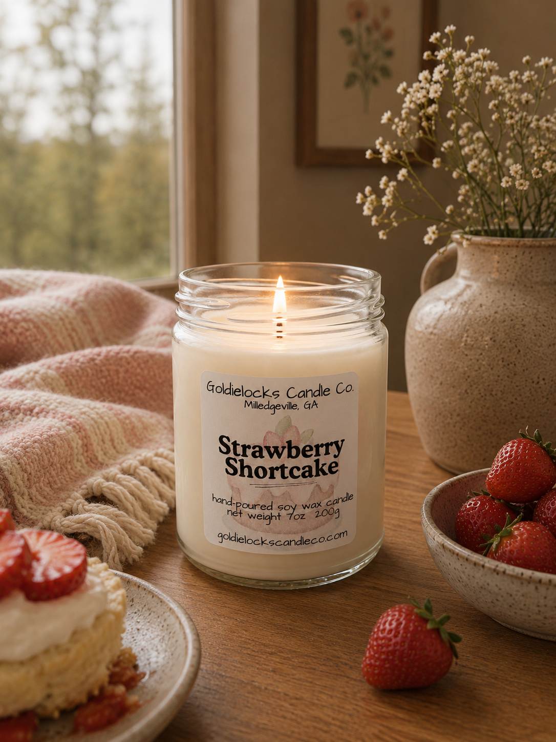 Strawberry Shortcake Lit Candle.png