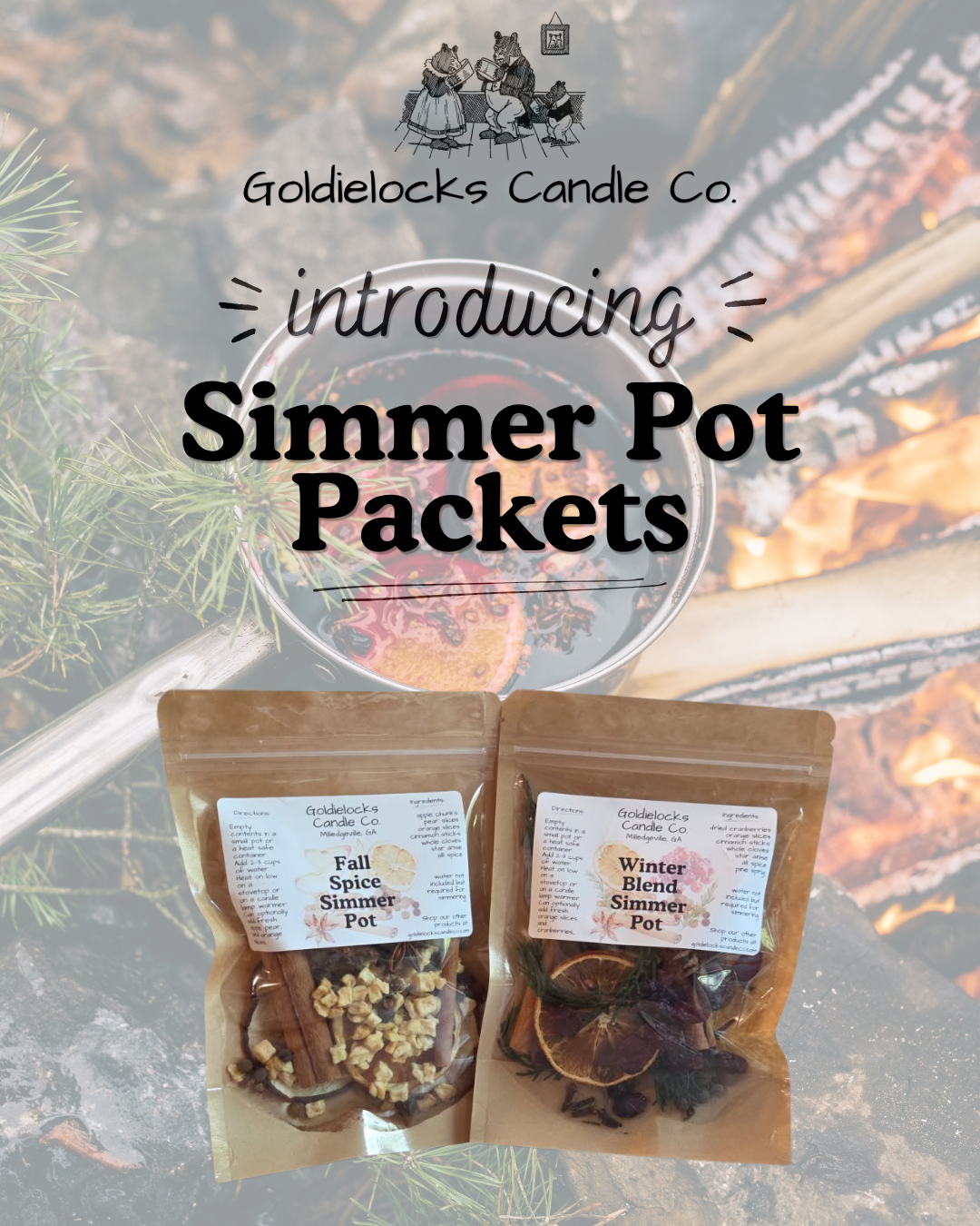 Fall Spice Simmer Pot Packet