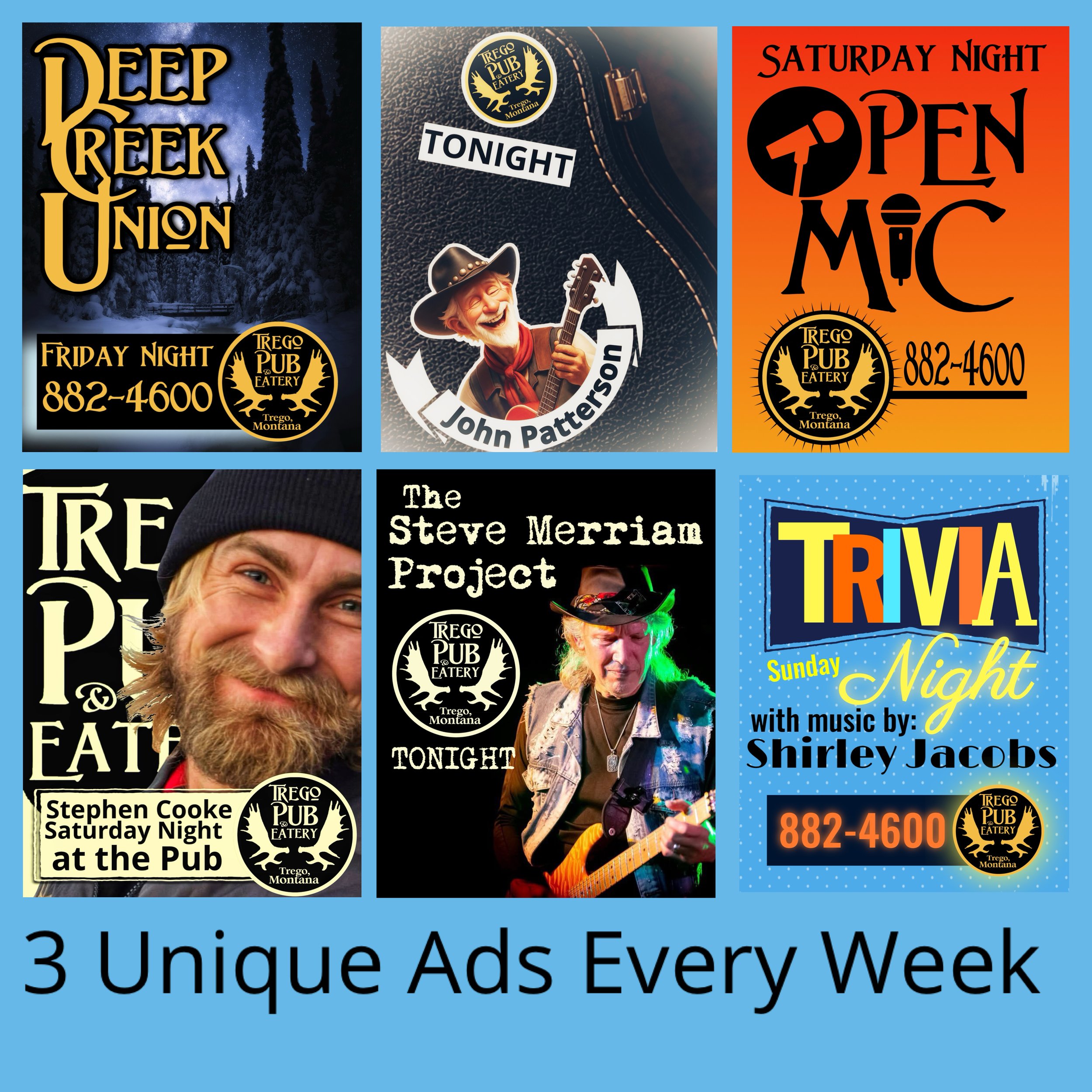 MONTHLY ADVERTISING AGREEMENTS