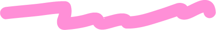 Pink squiggly line on a white background.