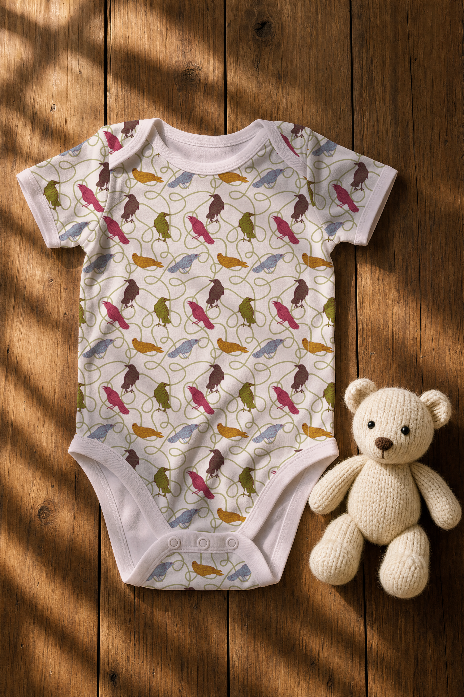 Birding Trail:  Birds travel along looping pathways that echo migration routes and winding nature trails. The design celebrates curiosity, movement, and the joy of following where adventure leads.
