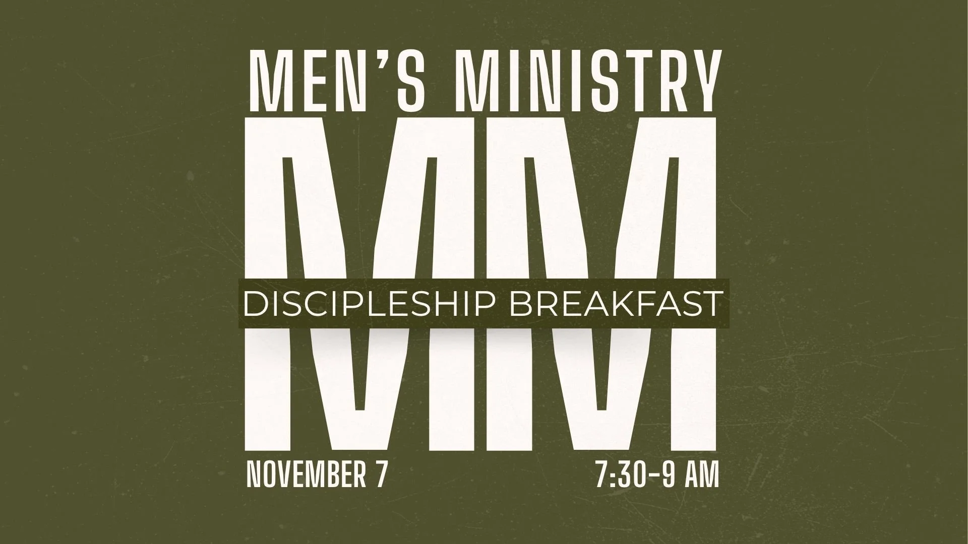 Men's Ministry Breakfast