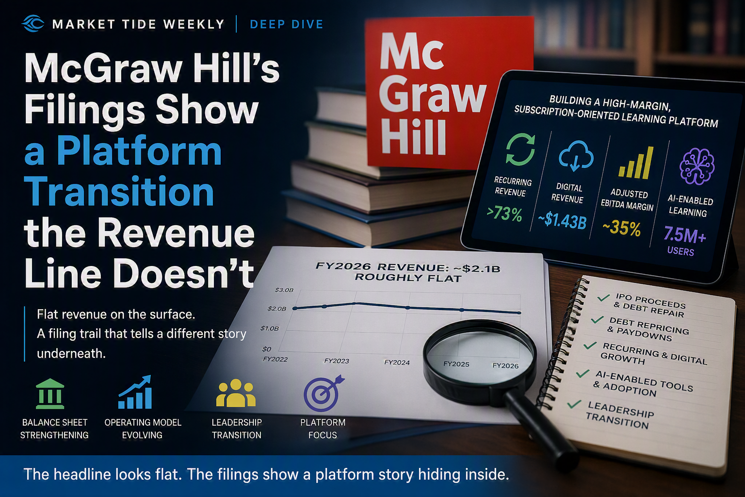 McGraw Hill’s Filings Show a Platform Transition the Revenue Line Doesn’t