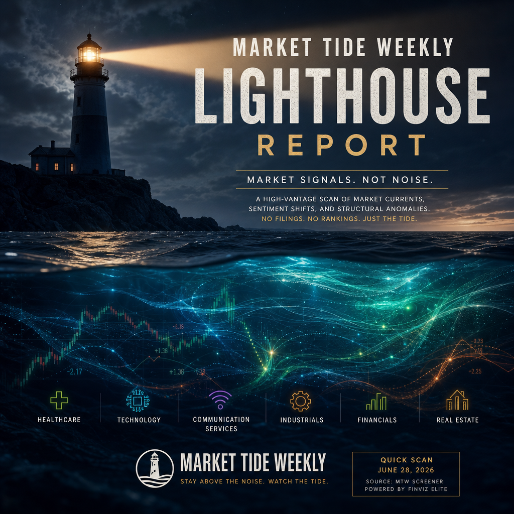 Market Tide Weekly Lighthouse Report — Quick Scan