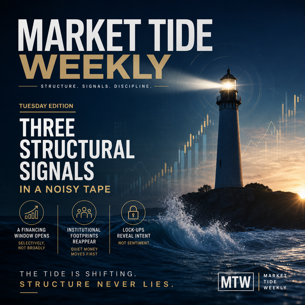 Market Tide Weekly: Three Structural Signals in a Noisy Tape