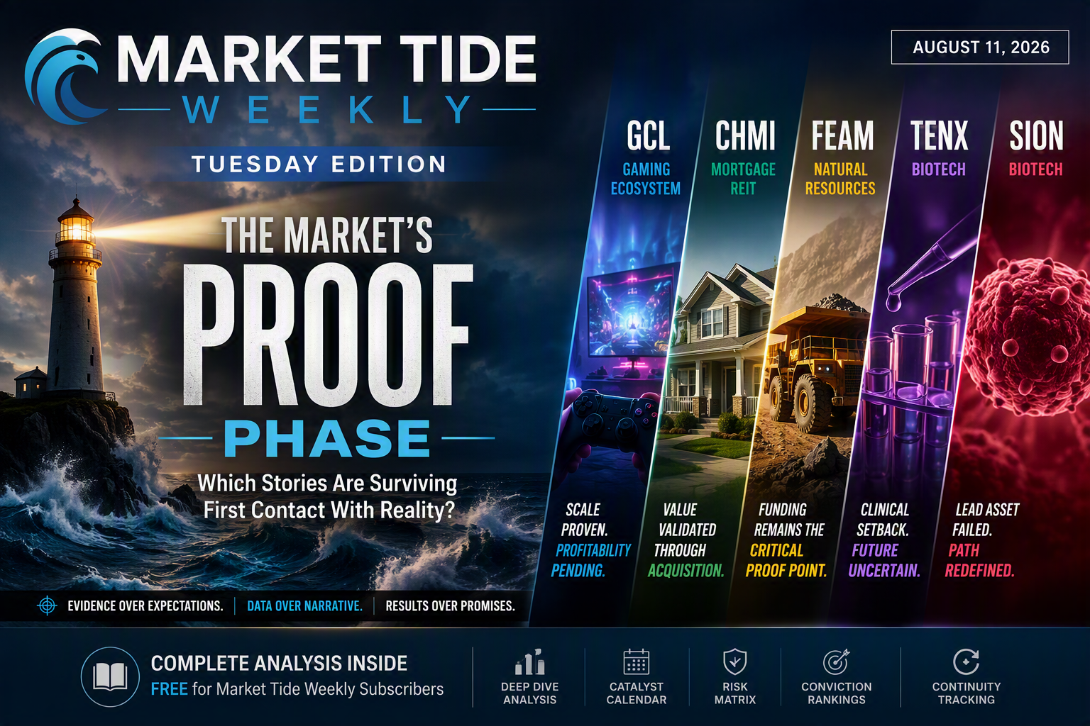The Market's Proof Phase: Which Stories Are Surviving First Contact With Reality?