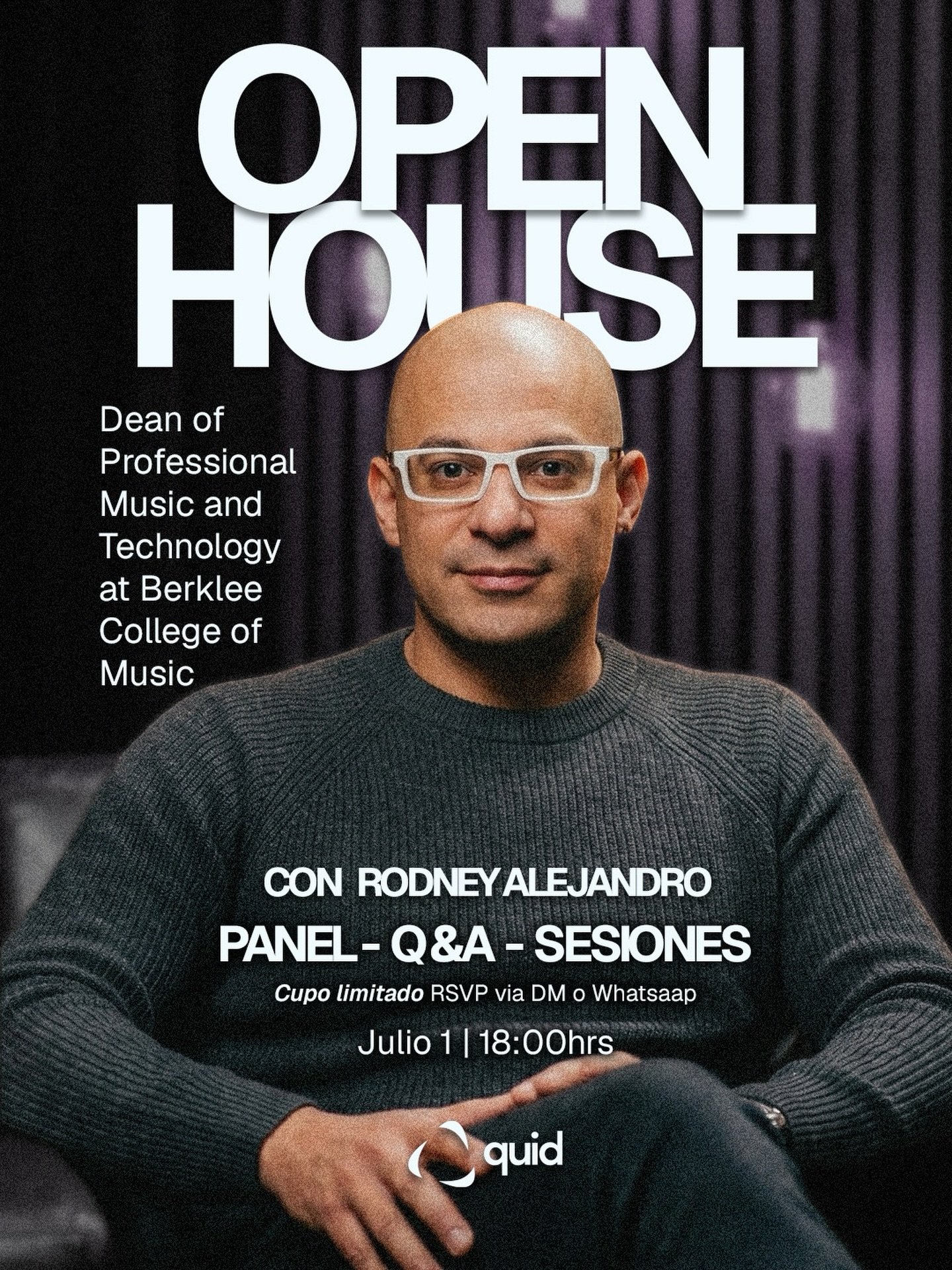Rodney Alejandro es un artista, compositor y productor. Ha trabajado con artistas como Stevie Wonder, The Script, Man&aacute;, Labrinth y Chucho Vald&eacute;s. Ha sido nominado al Grammy y Latin Grammy, adem&aacute;s de un Billboard Latin Pop Album o