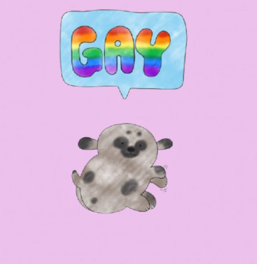 Gay Dog Postcard