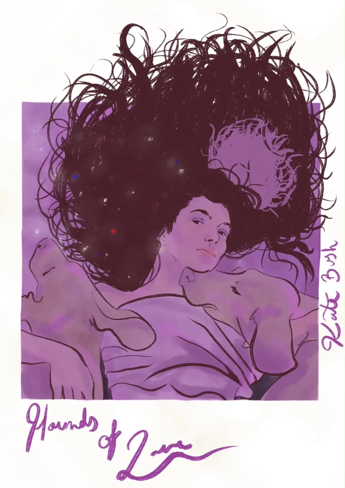 Kate Bush-Hound of Love Album Cover