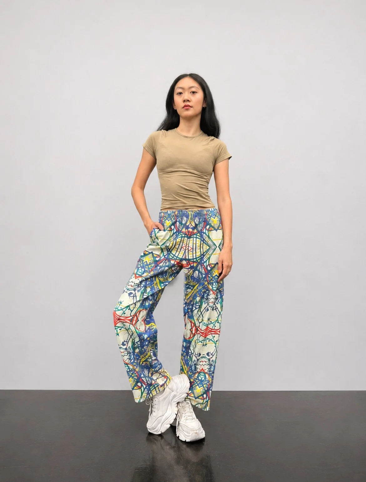 "BIRD PANTS" Unisex Cotton Pants
