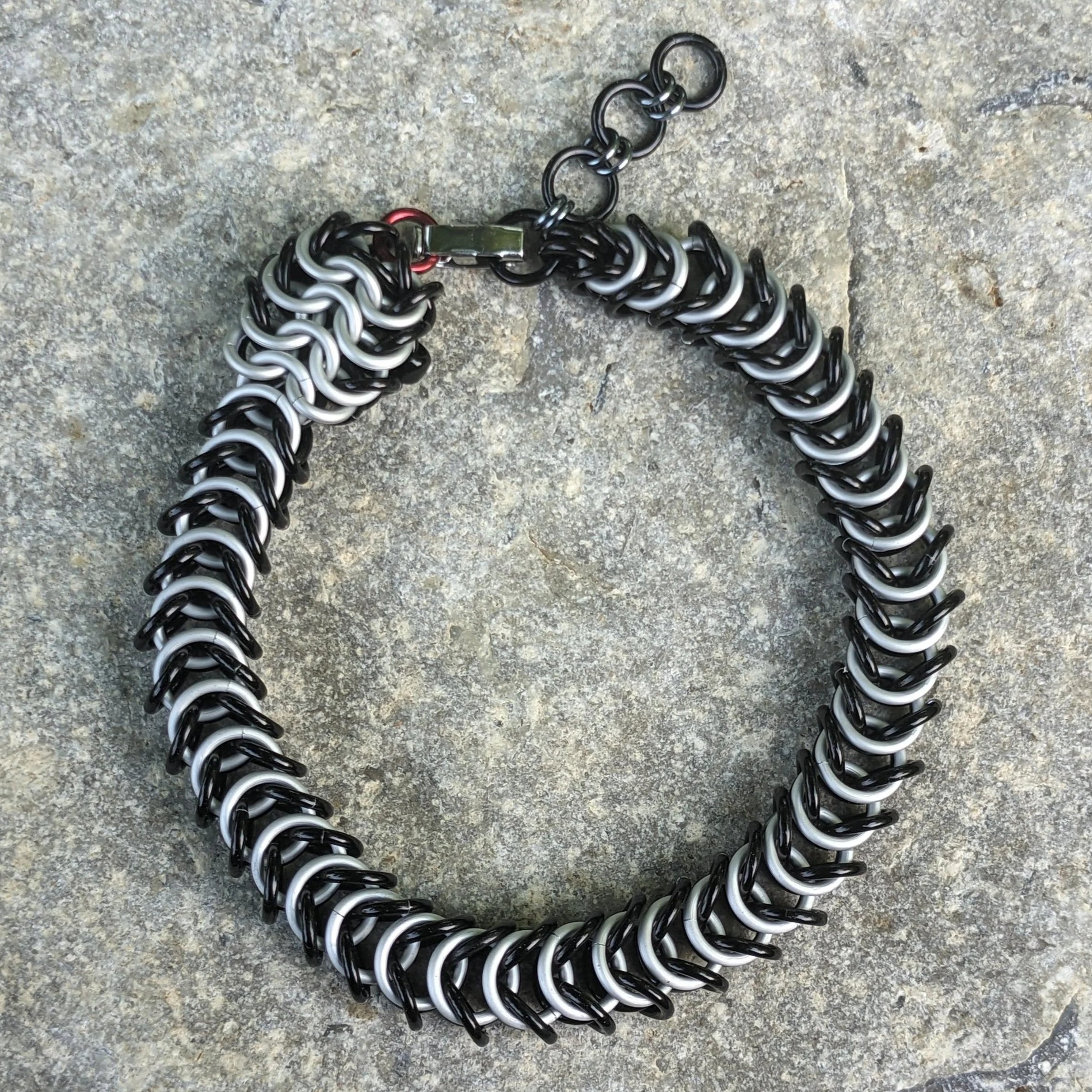 Gray Ratsnake bracelet bottom view