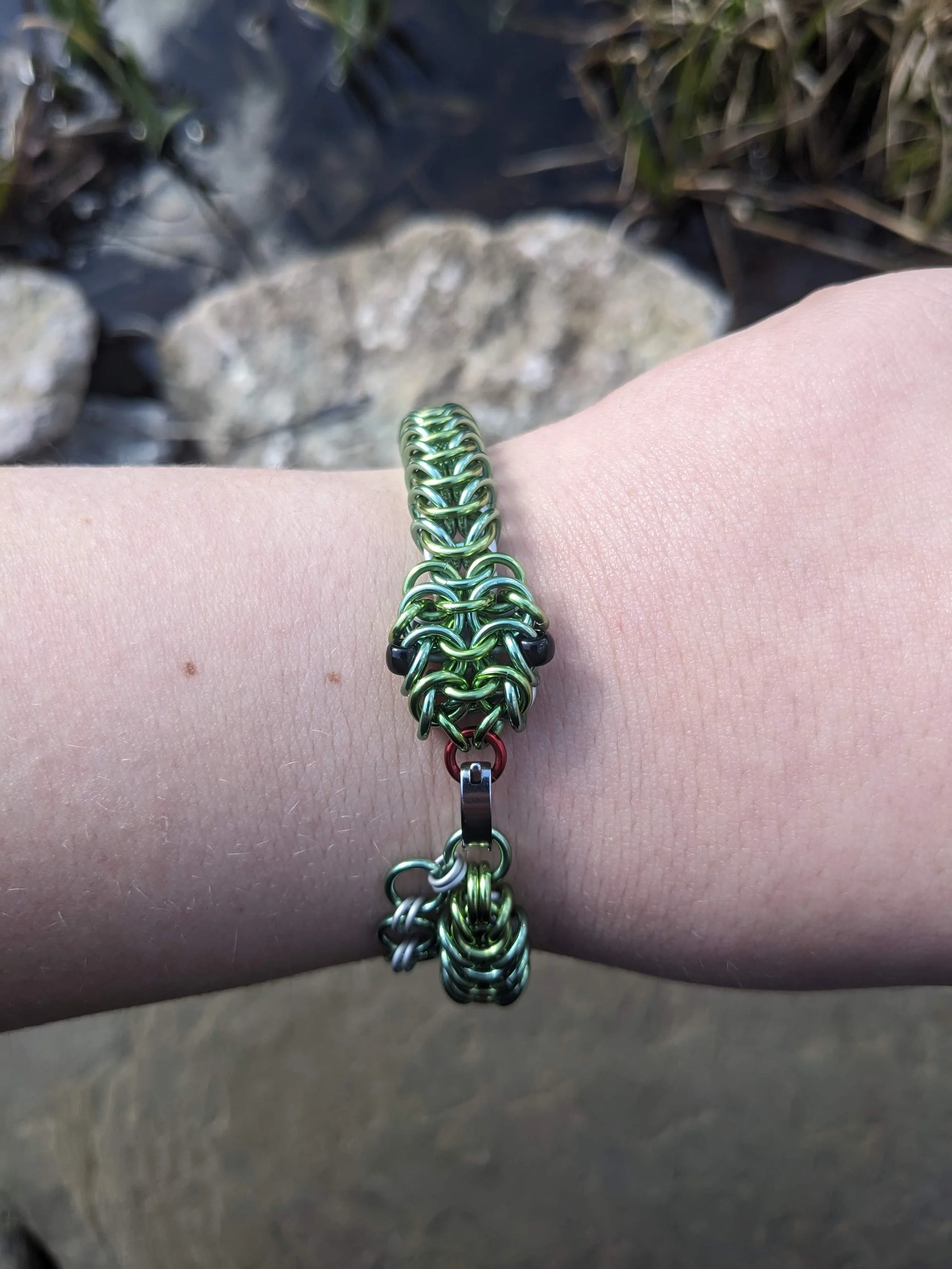 Smooth Greensnake Bracelet