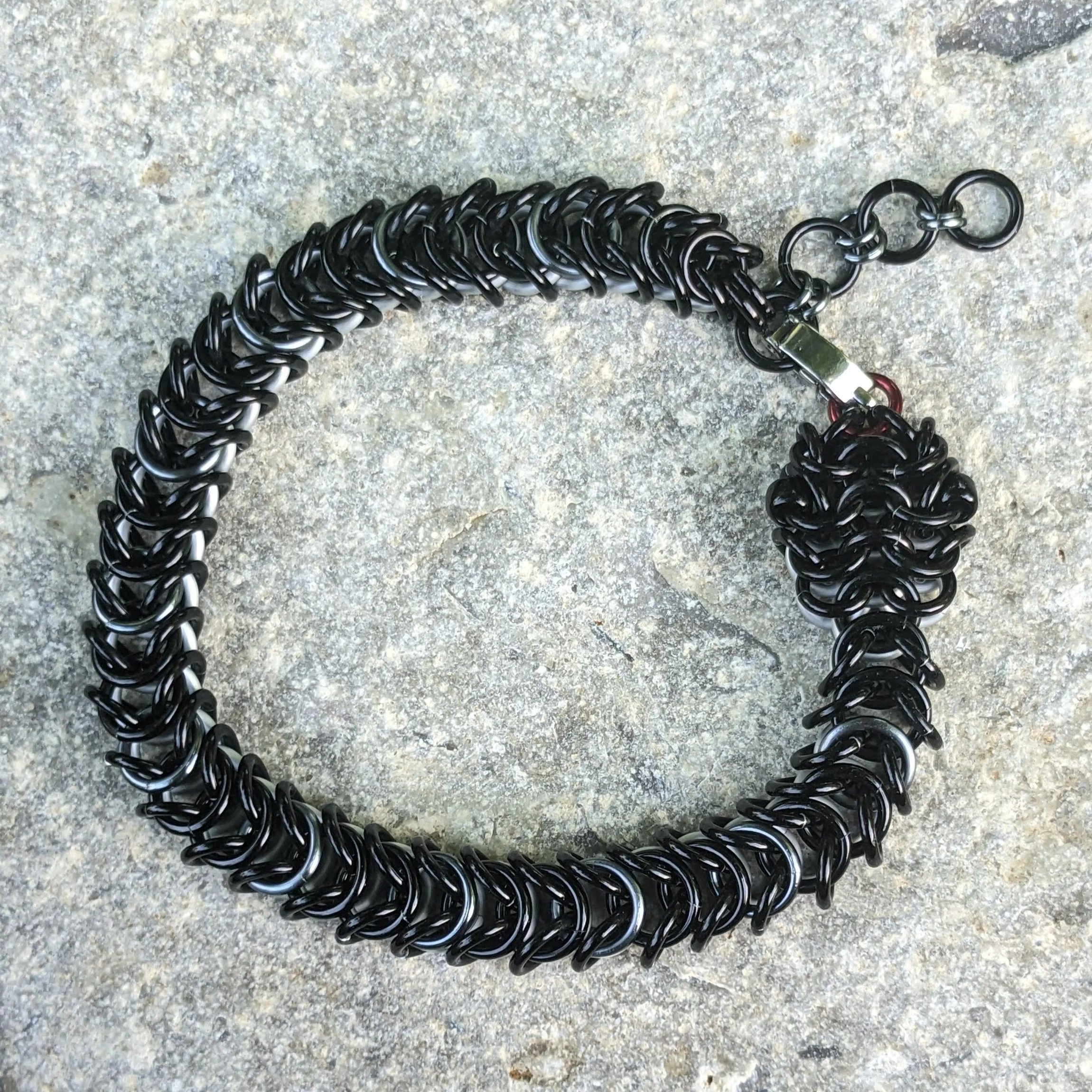 Gray Ratsnake bracelet top view