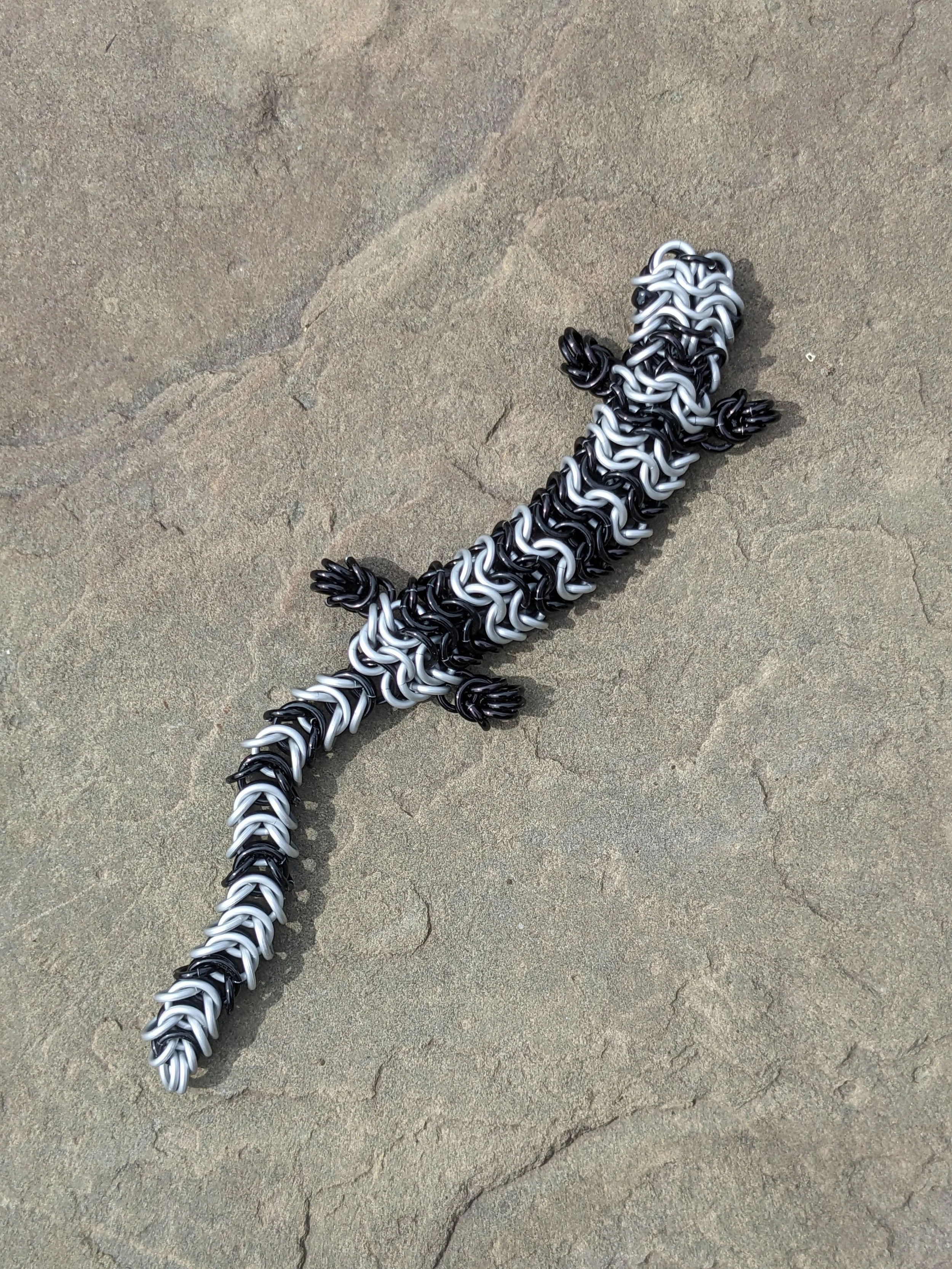 Chainmaille Marbled Salamander