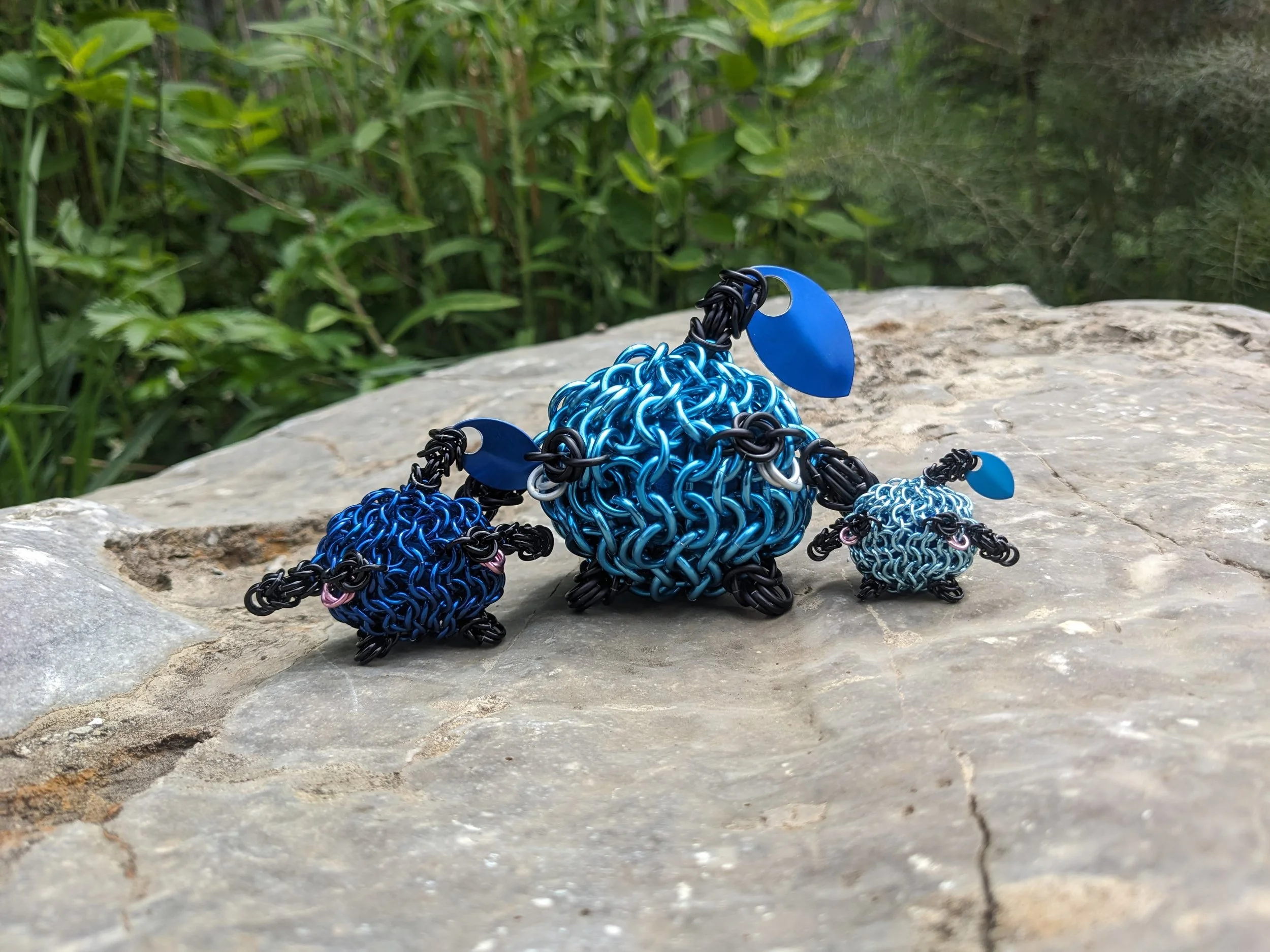 What's better than a chainmaille Junimo? 3 chainmaille Junimos! 