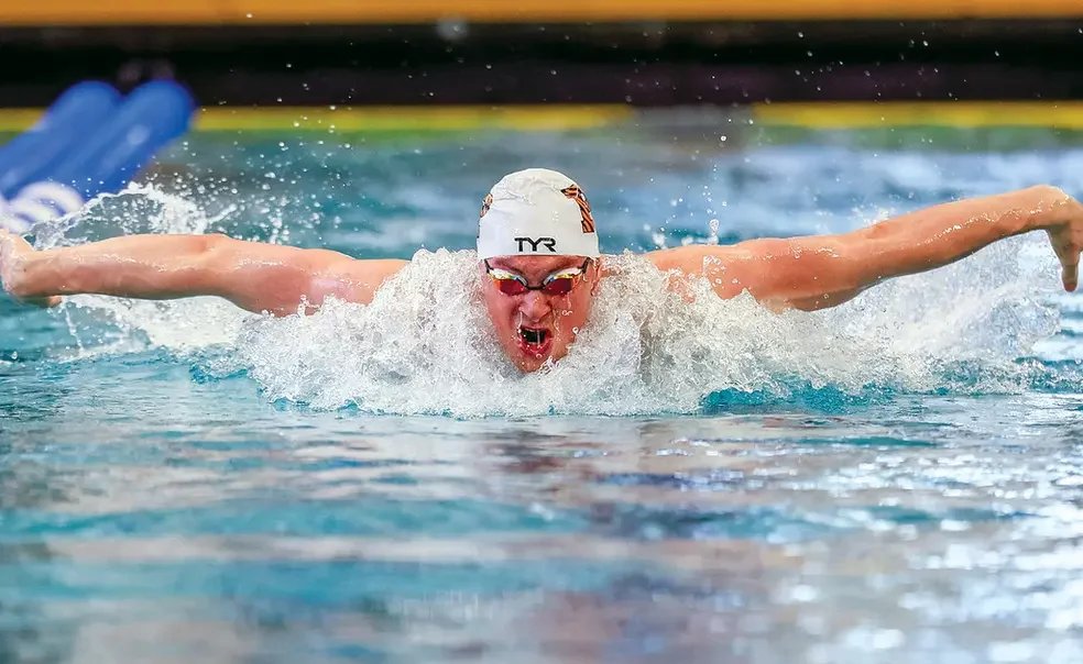 After Starring for Princeton, Swimmer Mitchell Schott ’26 Chases an Olympic Spot