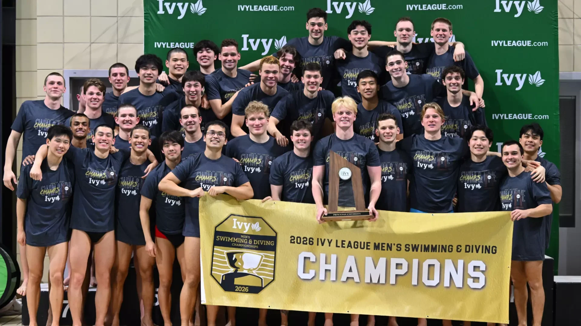 No. 20 Men’s Swim &amp; Dive Are Ivy League Champions For Second Consecutive Season