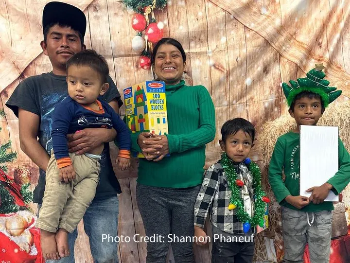 Nonprofit providing holiday gifts and essentials to fieldworker families