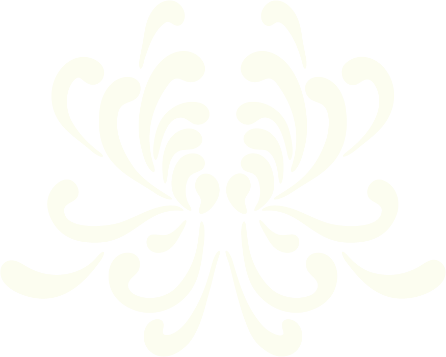 Stylized black and white floral pattern resembling a butterfly or abstract design.