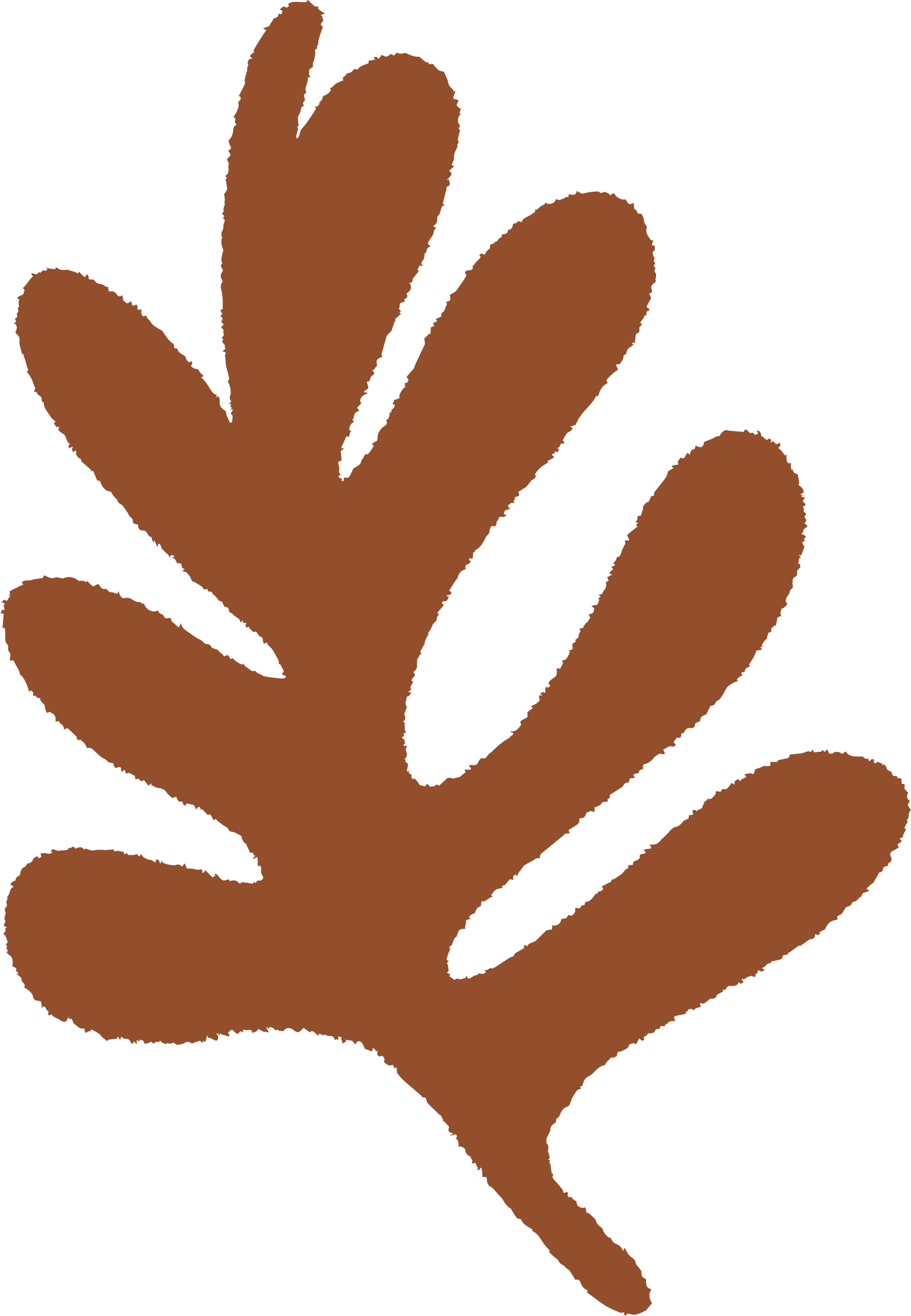 teracotta leaf icon that represents intentional therapy