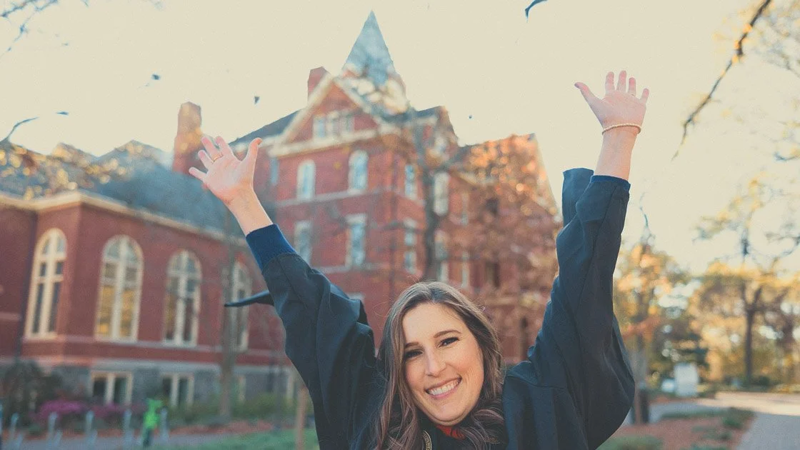 Winter Graduation Portraits at Georgia Tech in Atlanta