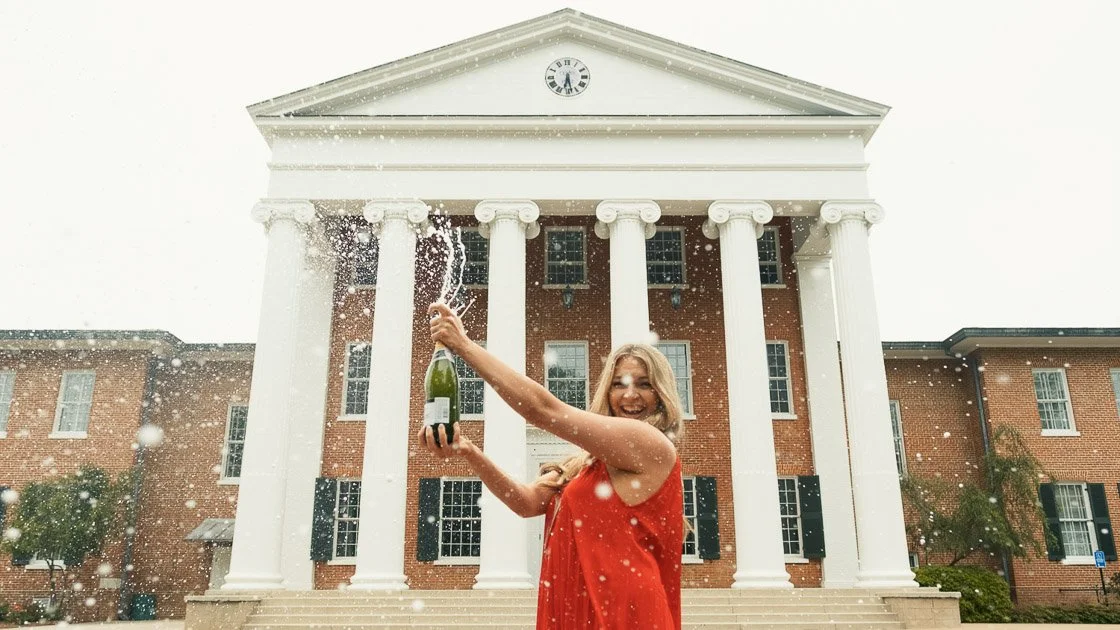 Spring Graduation Portraits at Ole Miss in Oxford, Mississippi