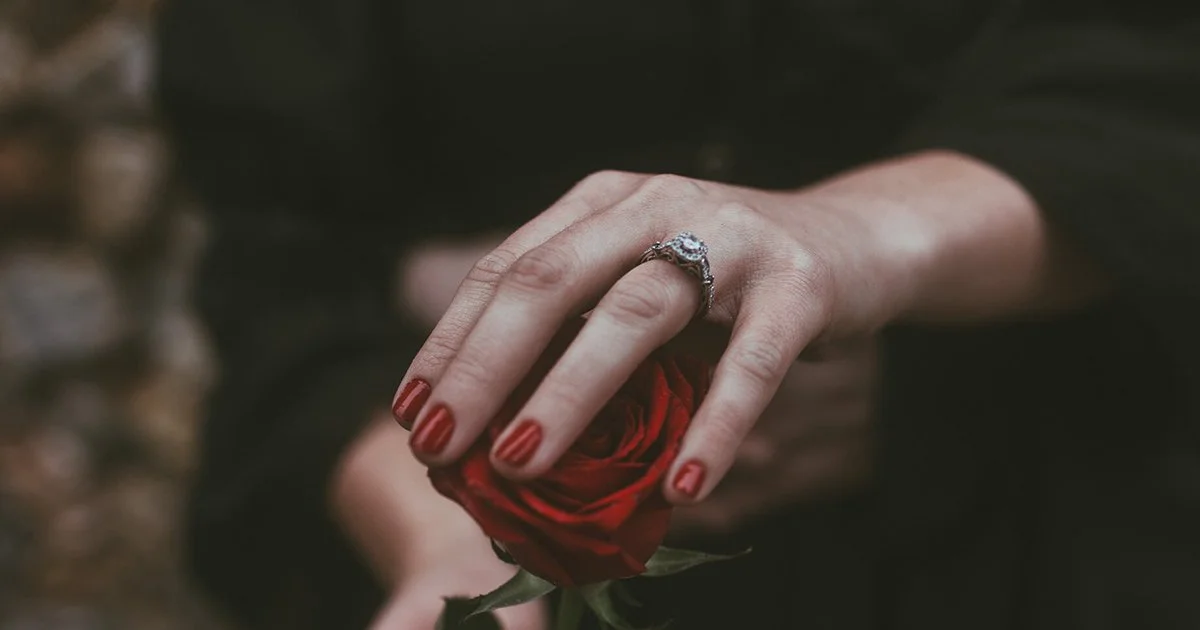 Gothic Alabama Engagement Photography