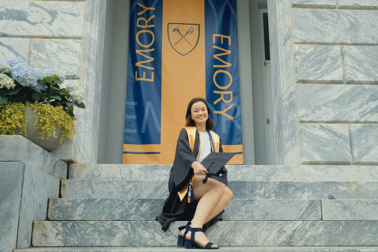 Emory University Atlanta Georgia Graduation Portraits