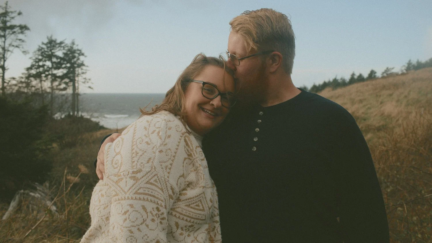 Ecola Point Cannon Beach Oregon Engagement Photography