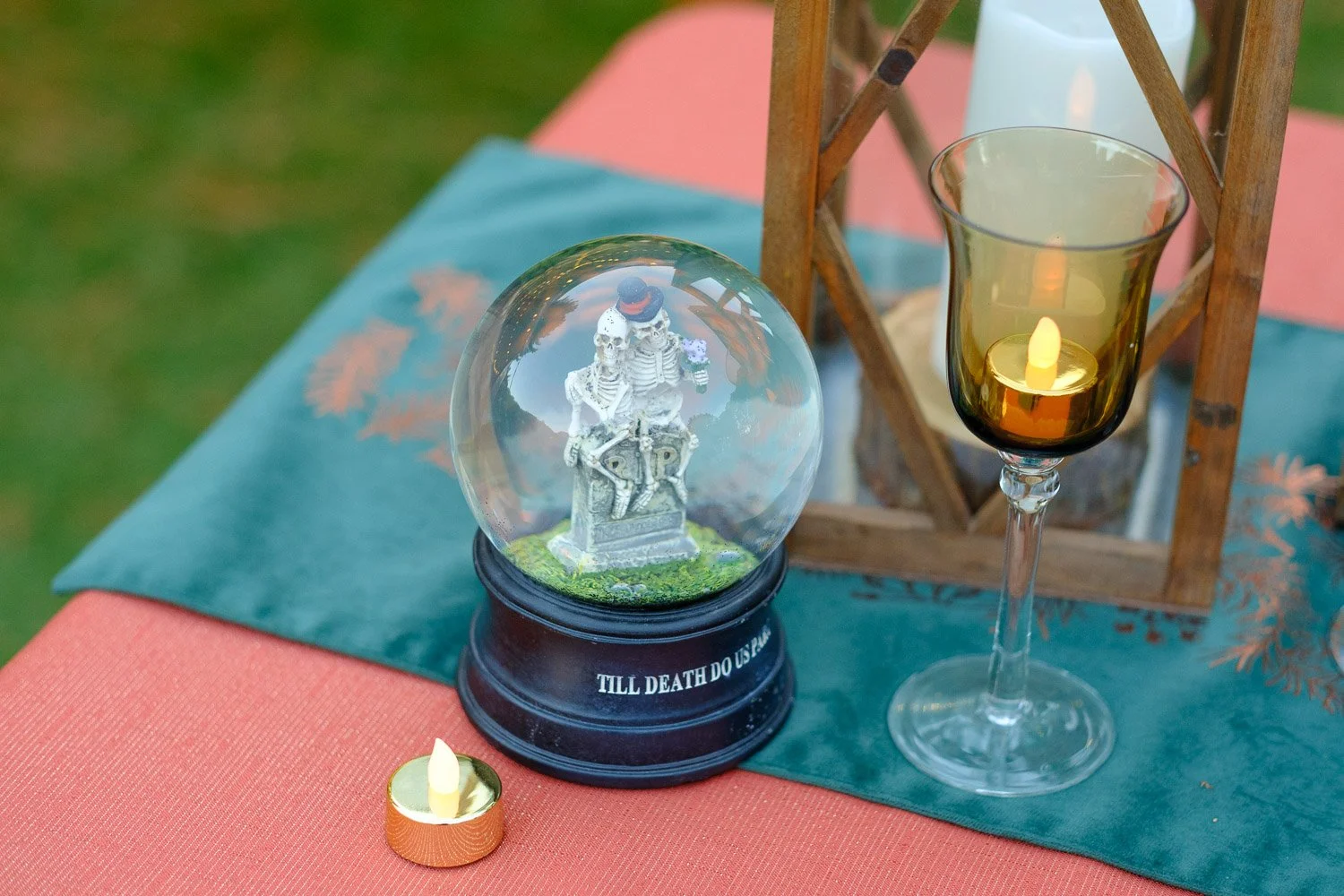 Spooky Halloween Wedding Decor Photography