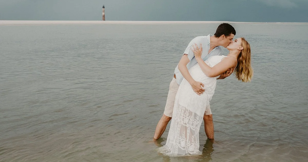 Folly Beach South Carolina Engagement Photography