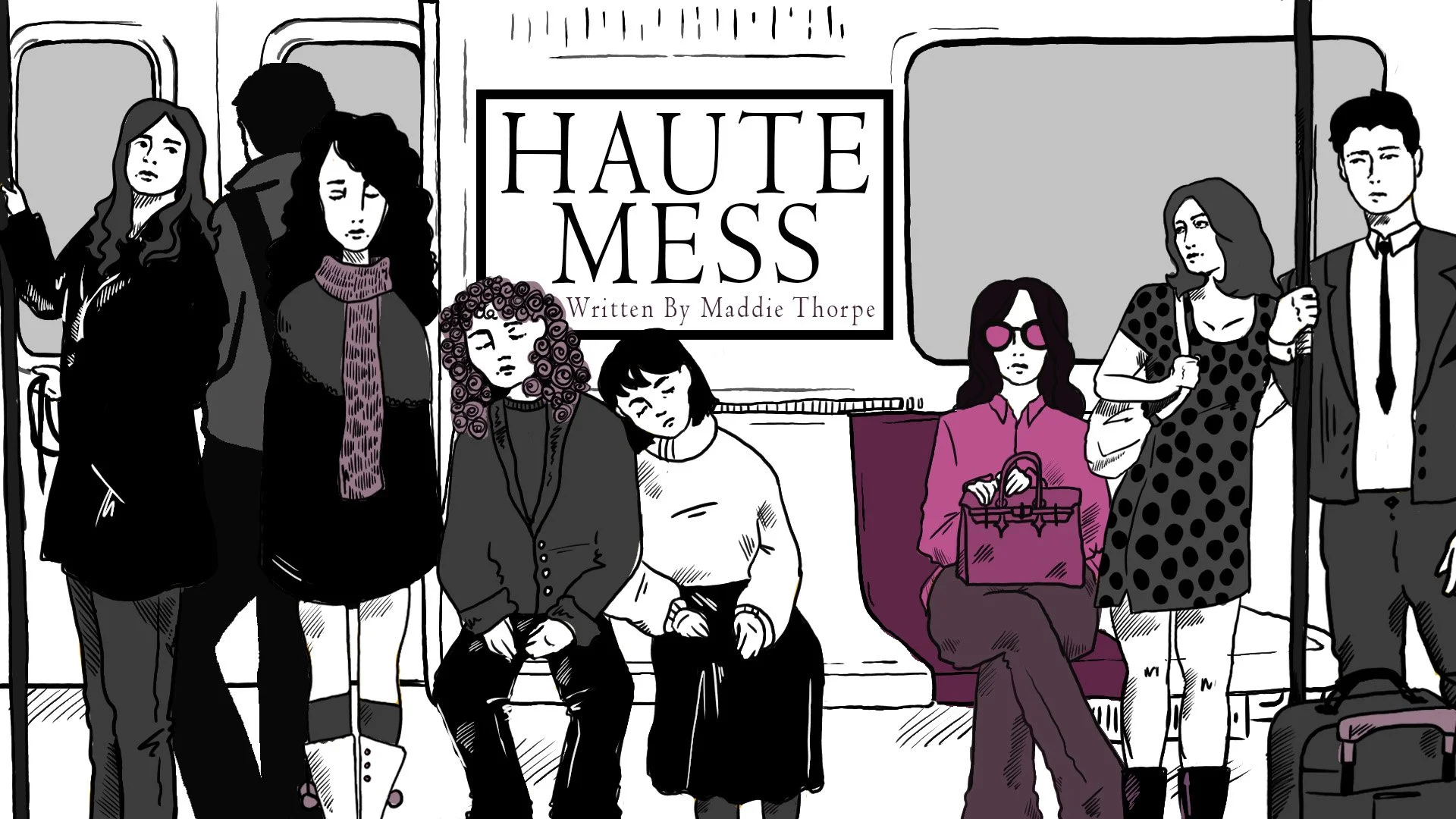 Haute Mess television series, cover art by Ruby King