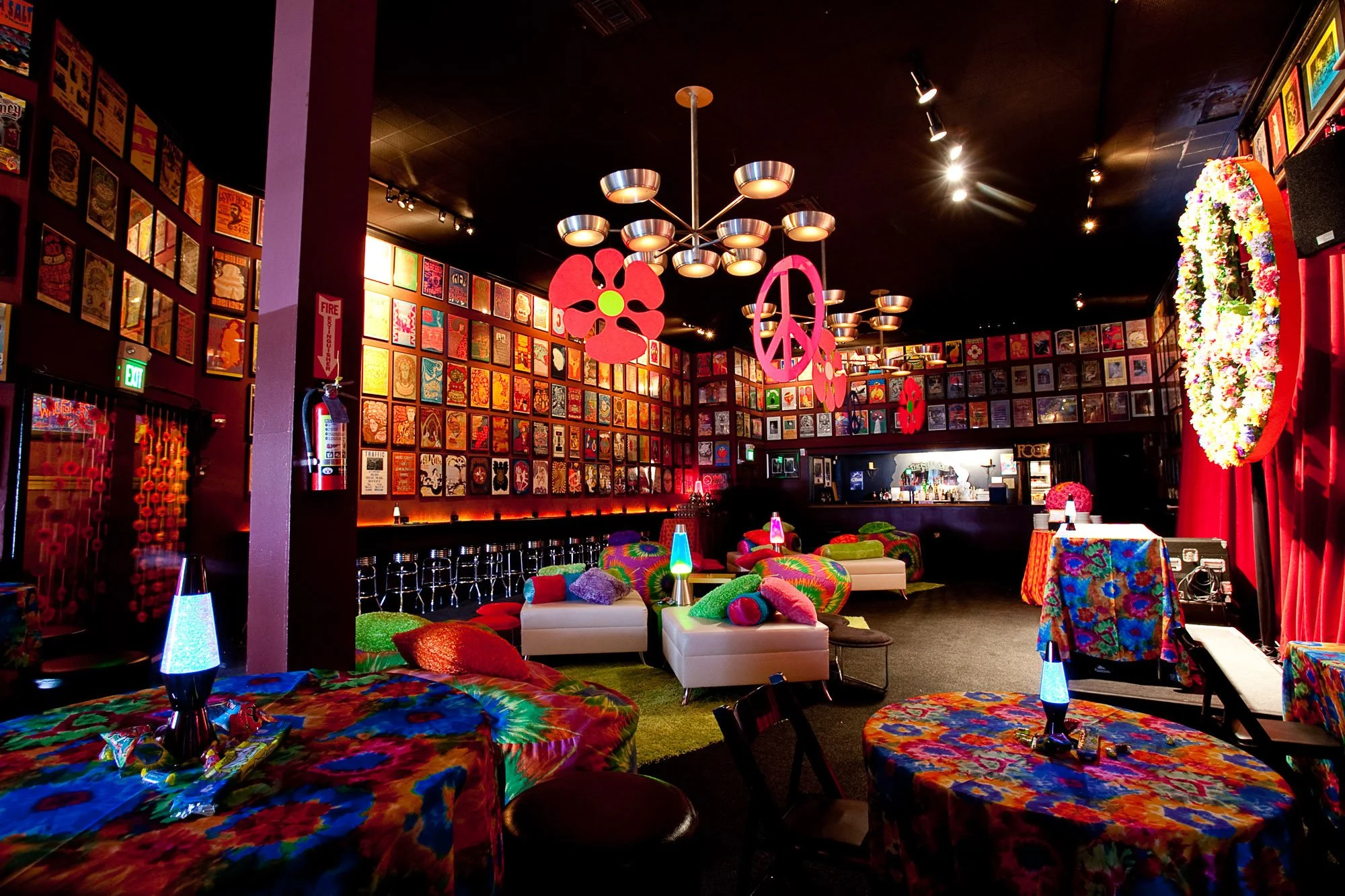 Themed corporate celebration with custom décor, lighting, and entertainment