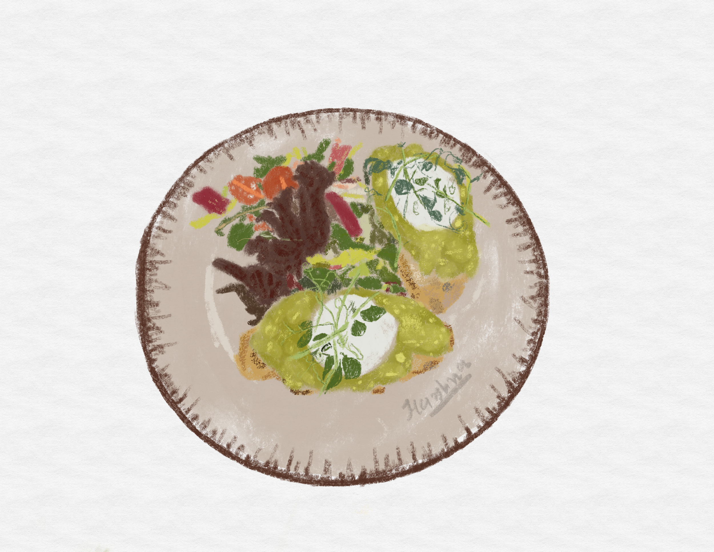 Prague Egg avocado toast