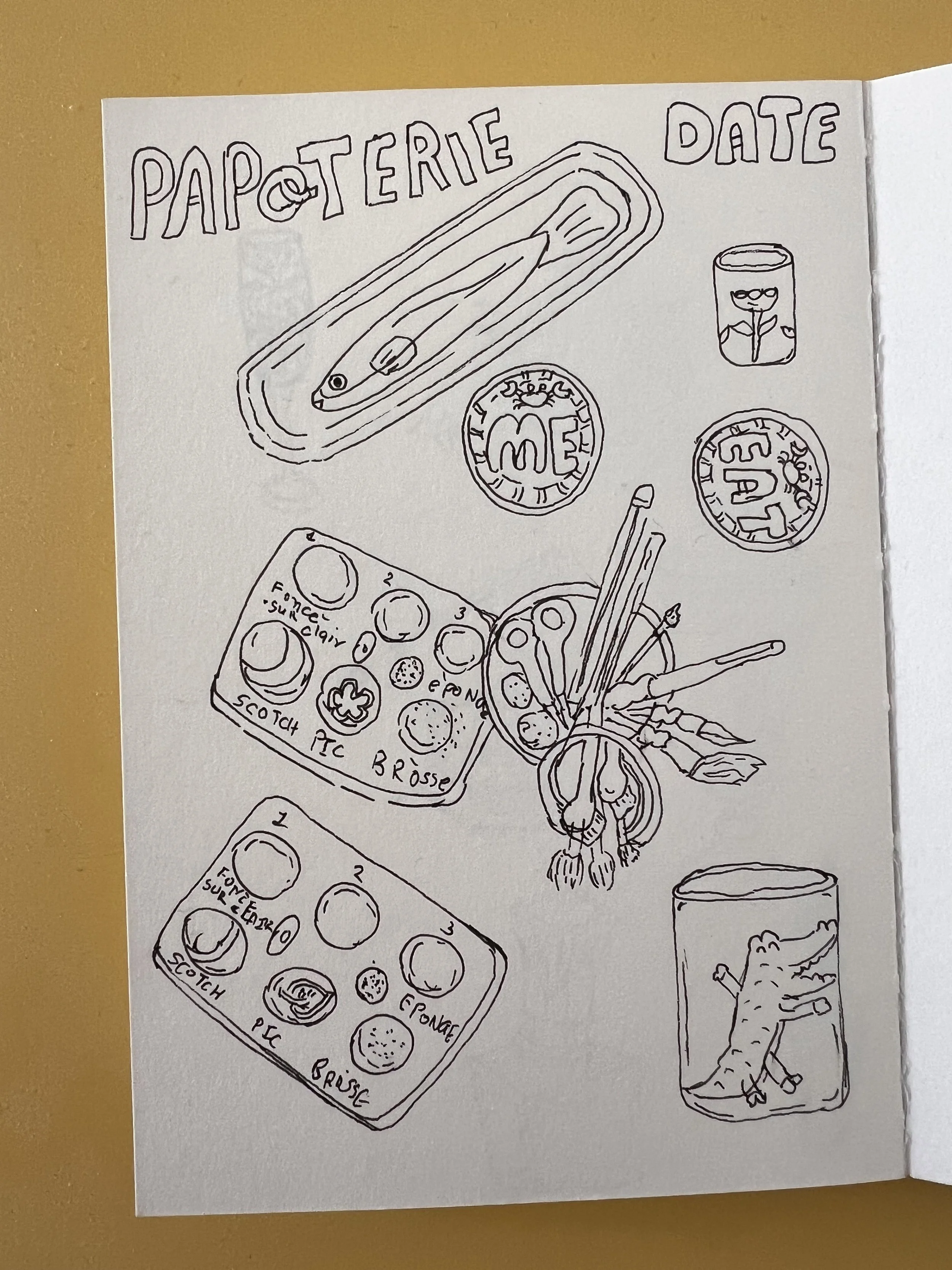 Drawing templates to do with your date and friends