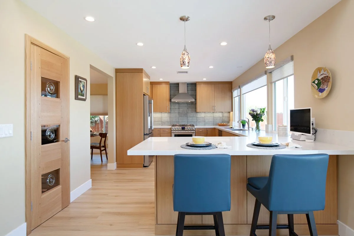 Kitchen Living Room Dining Room and Entryway Remodel La Mesa