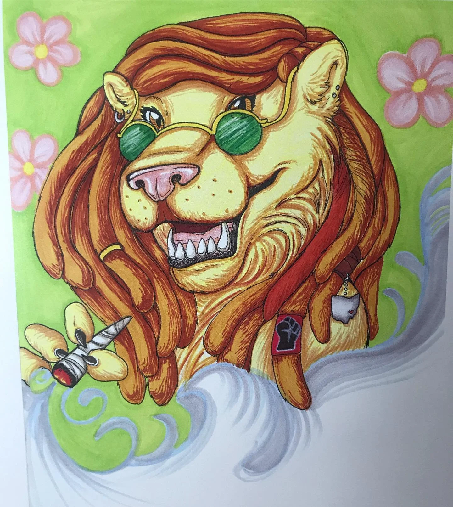 "Untitled"
12x16inch Alcohol Marker and Ink on paper
Custom Handdrawn Event Poster for local Athens Ohio music show