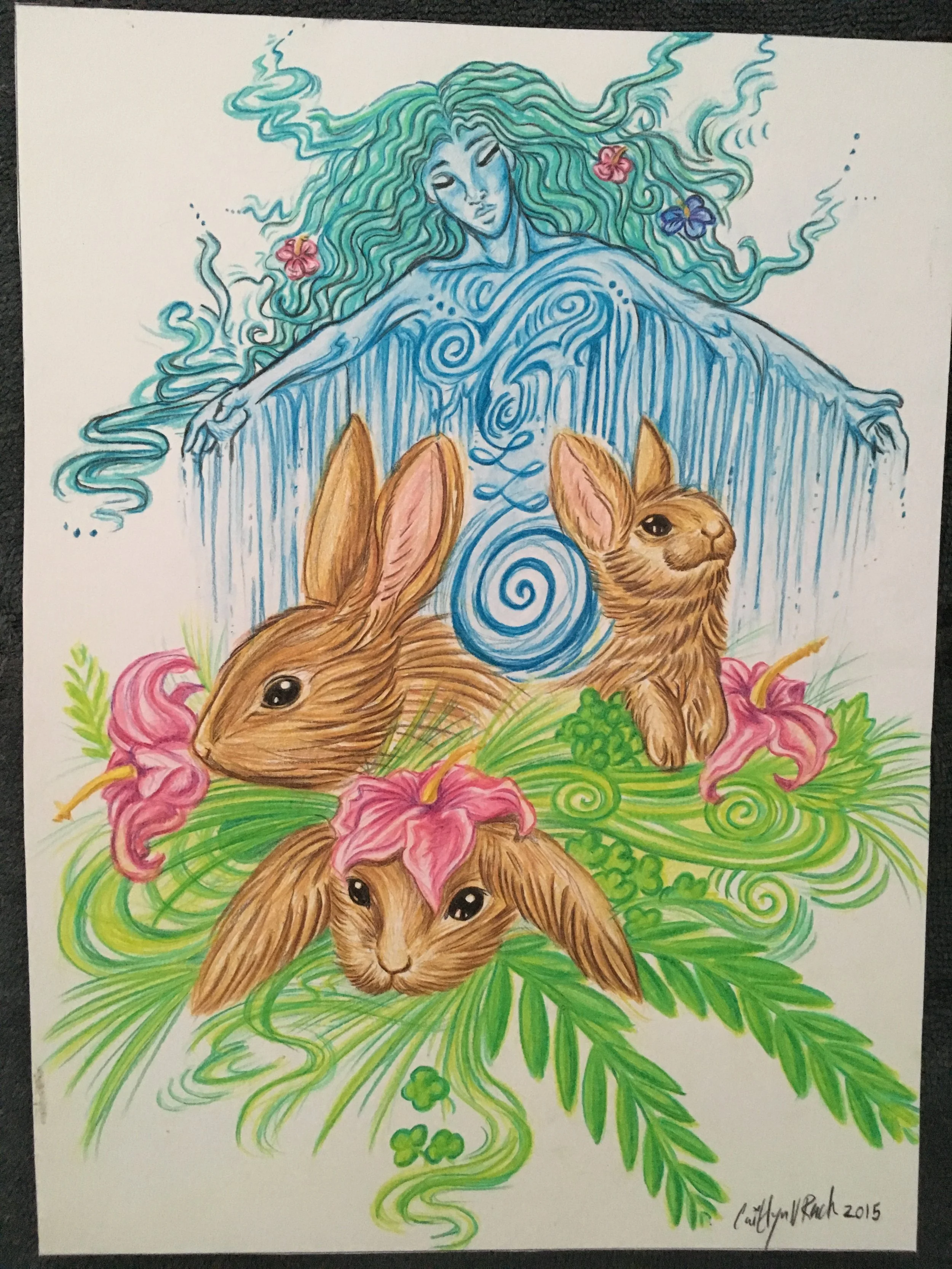 "Venus Metamorphosis"
9x12inch cold pressed paper
Prismacolor Colored Pencils
In Private Collection
