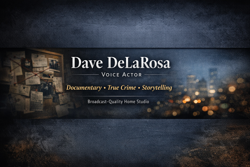 DeLaRosa Voice | Documentary, True Crime & eLearning Voiceover