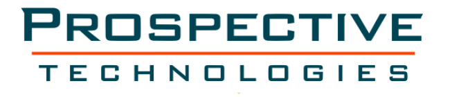 Text graphic with the phrase 'PROSPECTIVE TECHNOLOGIES' in bold, stylized letters.