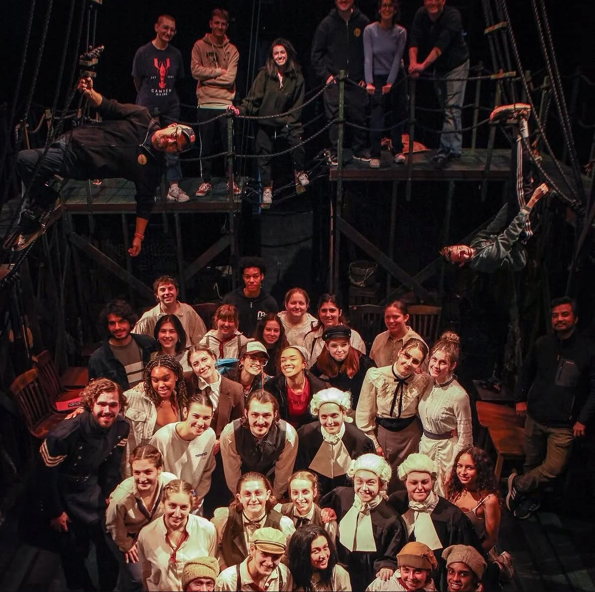 Cast Photo of "Ghost Ship"