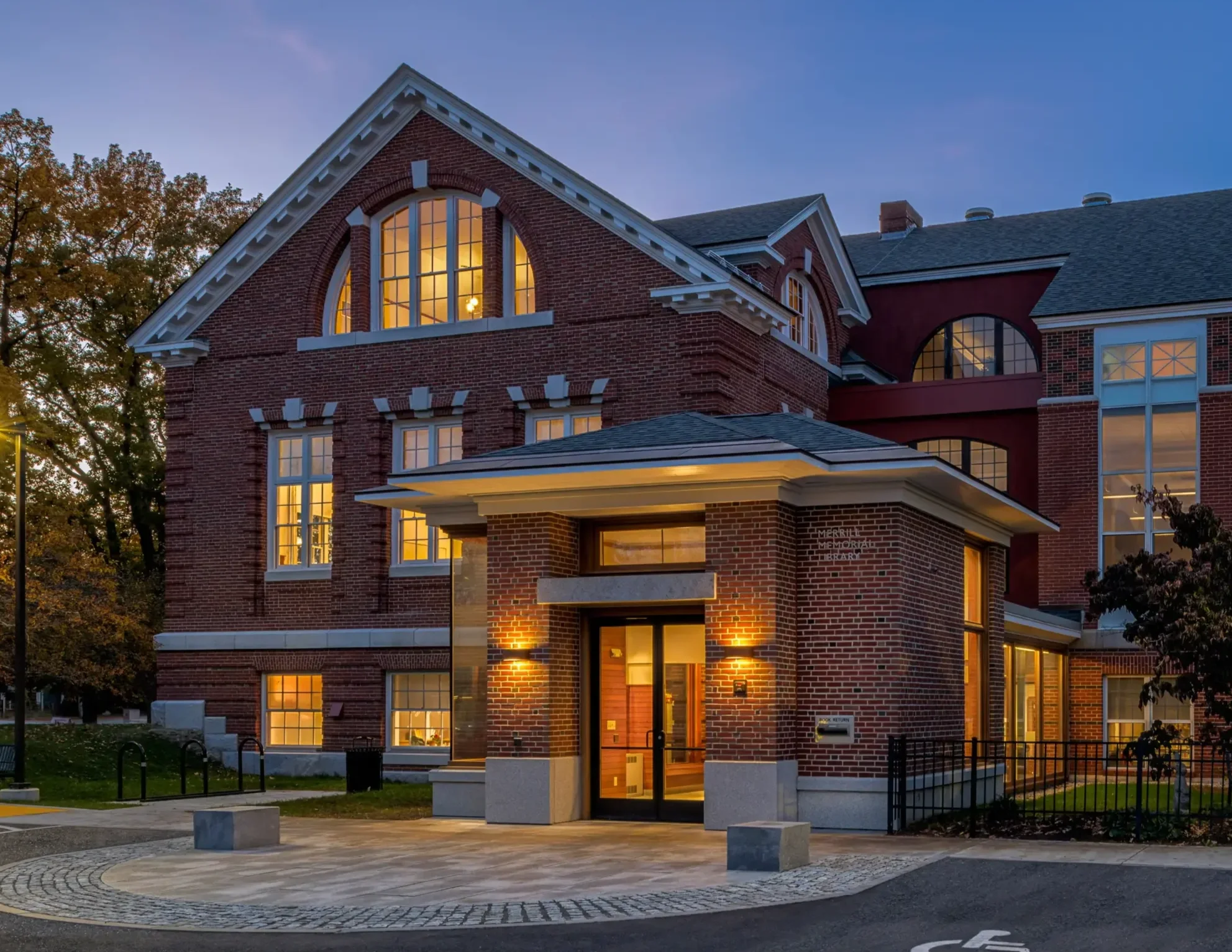 Merrill Memorial Library in Yarmouth, Maine