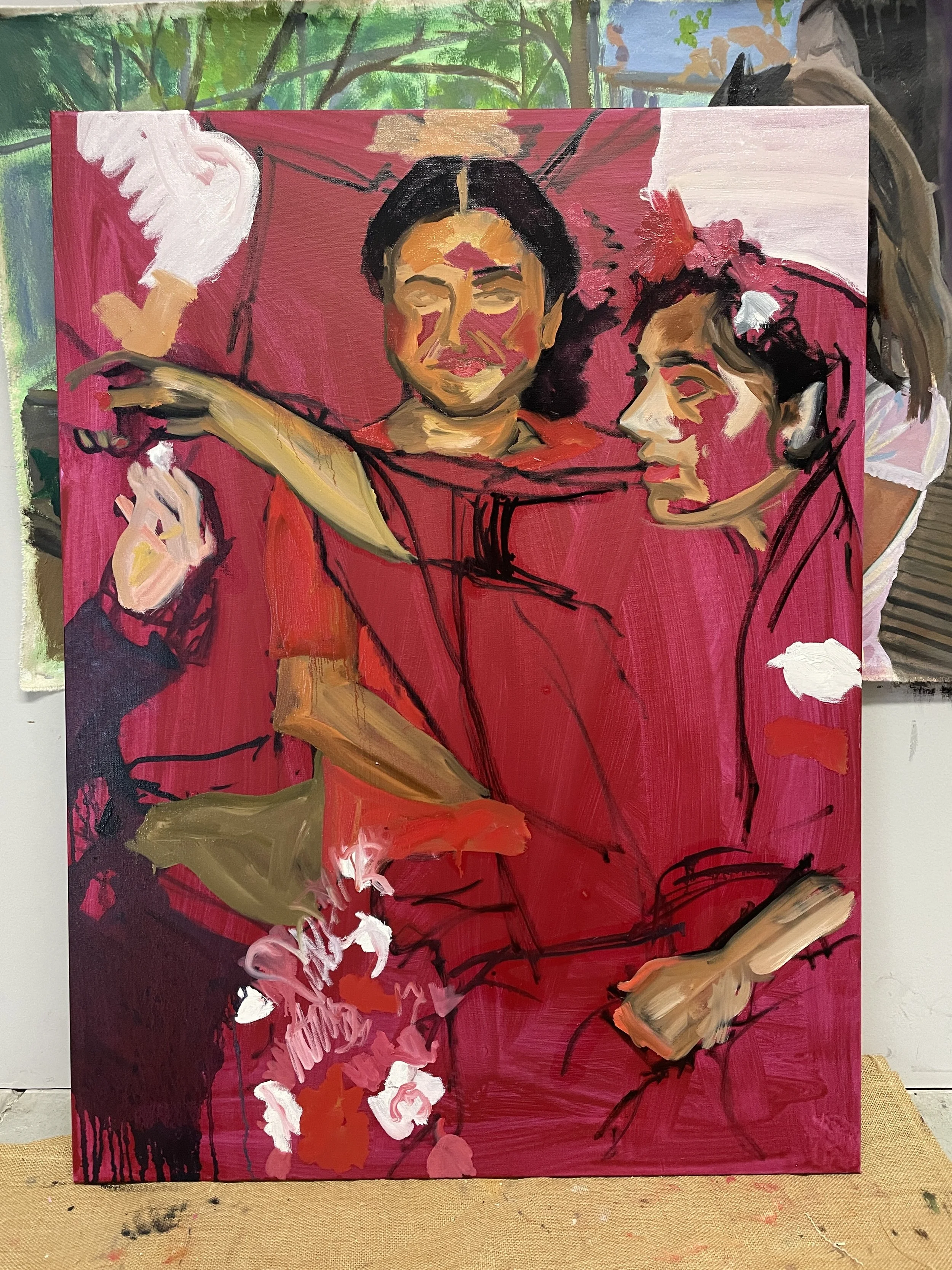 Zara Woodhead, Wedding, oil painting, art