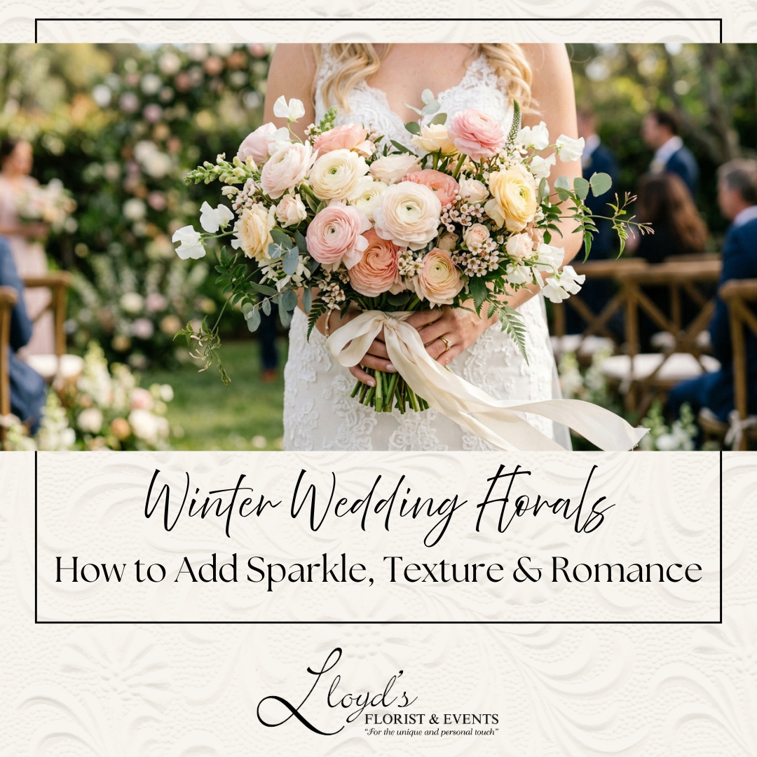 Winter Wedding Florals: How to Add Sparkle, Texture &amp; Romance