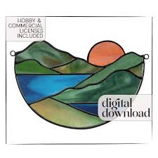 Stained-Glass Landscape