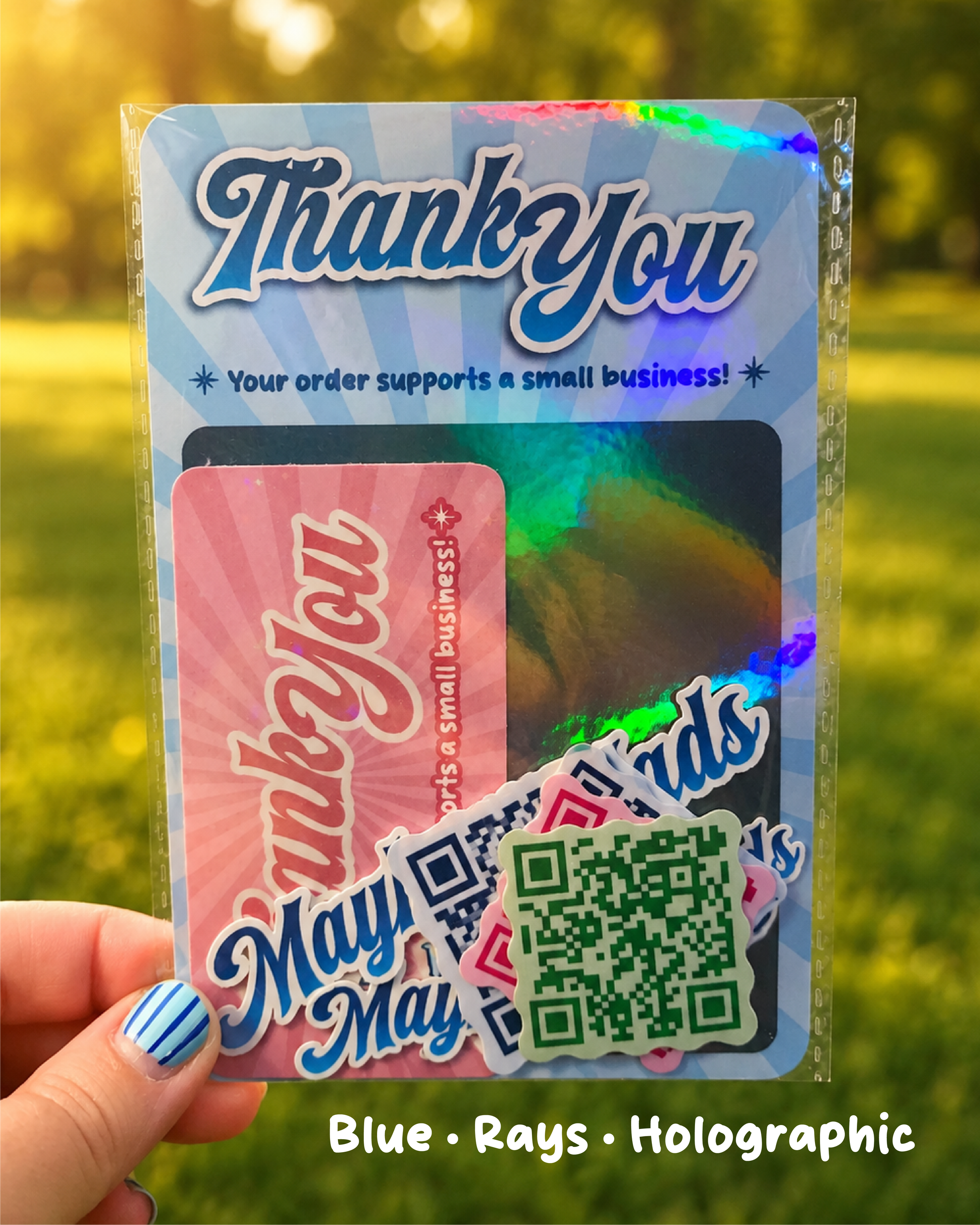 Blue Rays Holographic Backer.png